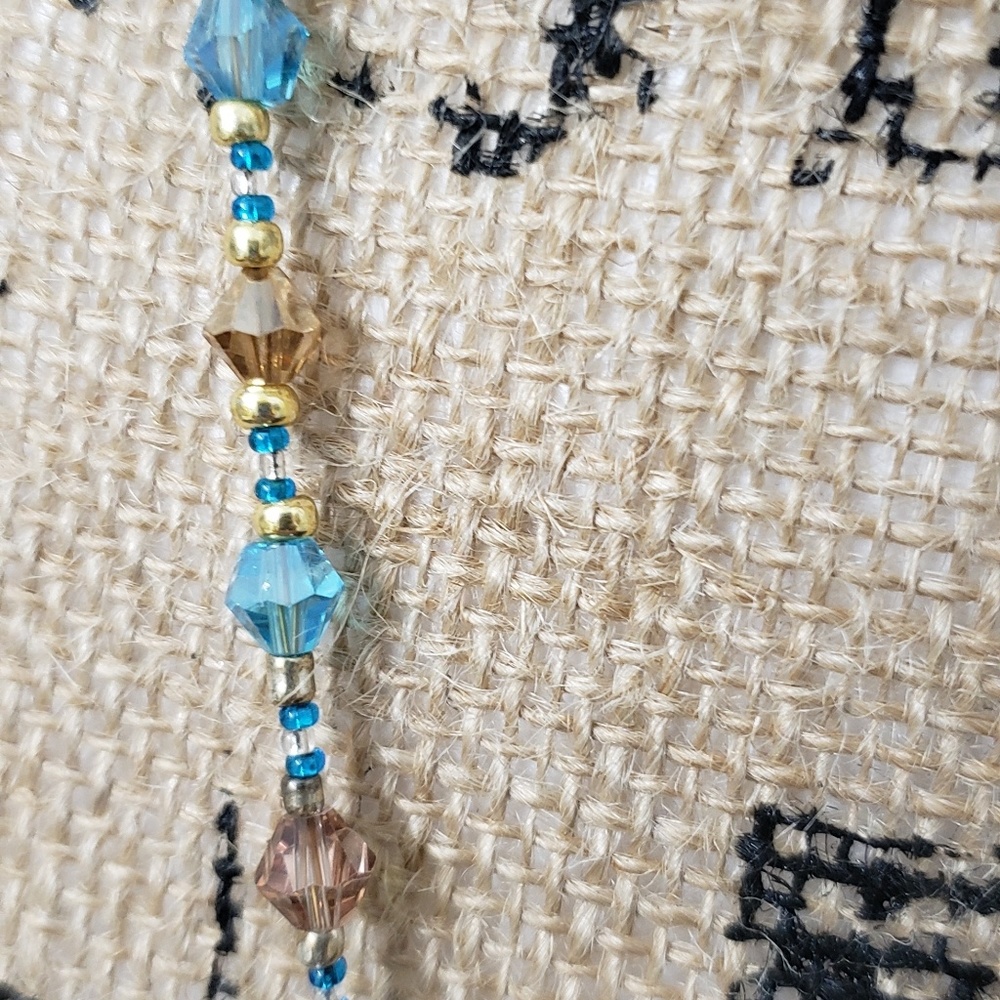 ❤5 for $25❤Crafted Beaded Peacock Necklace - Picture 3 of 4